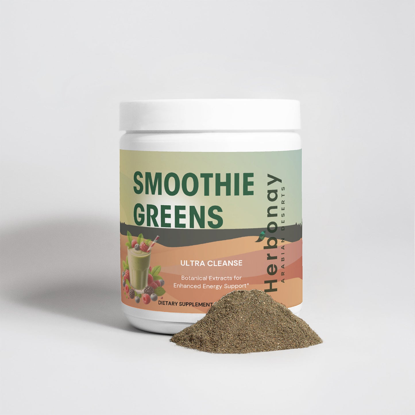 Herbonay Ultra Cleanse Smoothie Greens 8.8oz