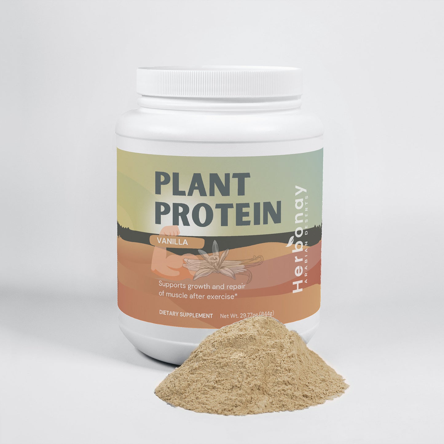 Herbonay Plant Protein (Vanilla) 29.77 oz./844g