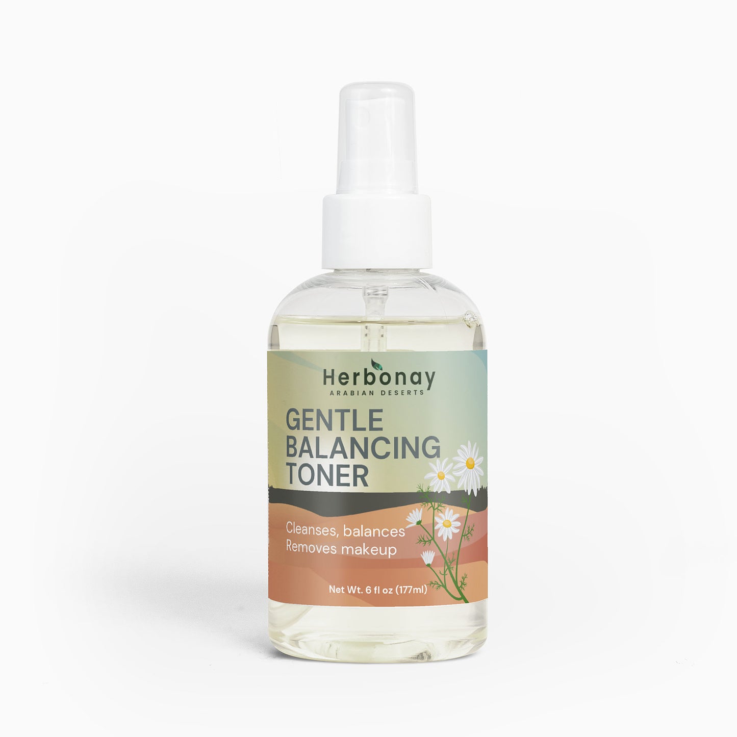 Herbonay Gentle Balancing Toner With Chamomile - Removes Makeup (177ml)