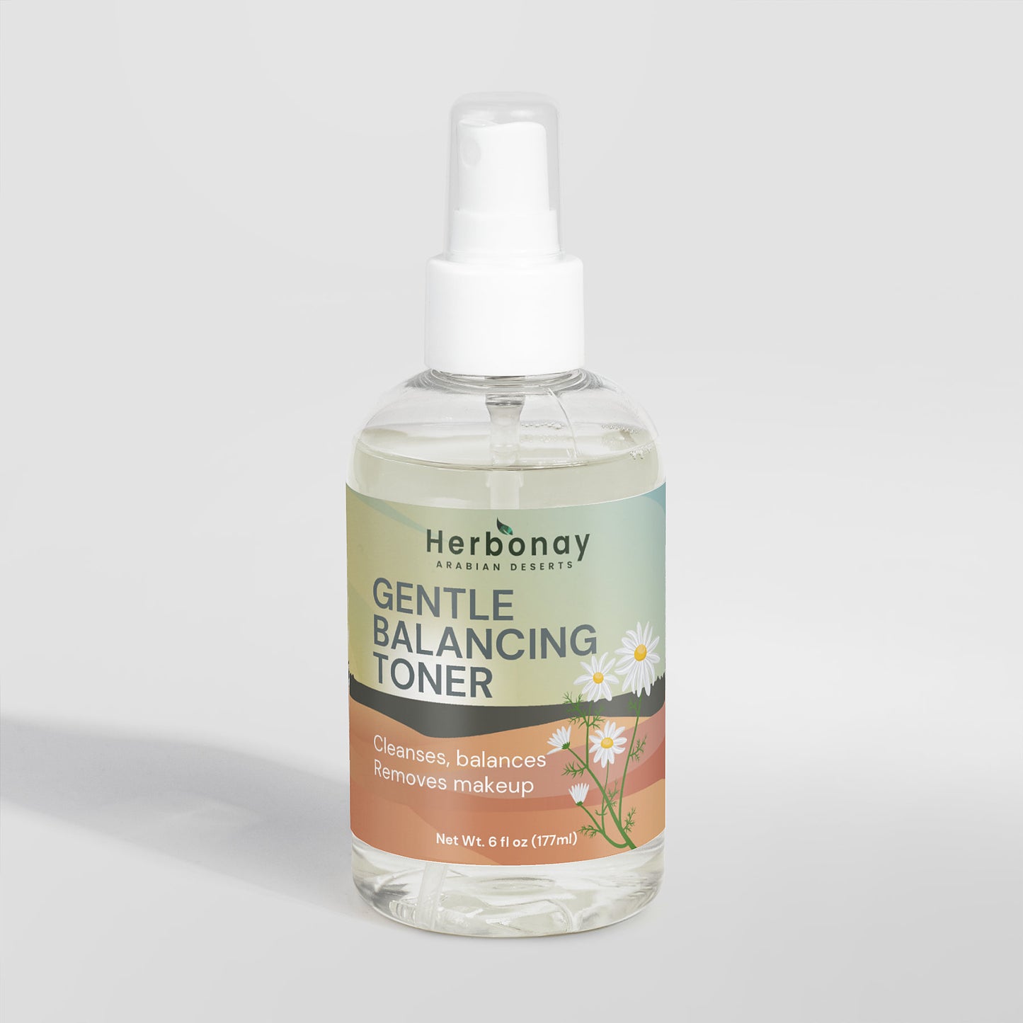 Herbonay Gentle Balancing Toner With Chamomile - Removes Makeup (177ml)