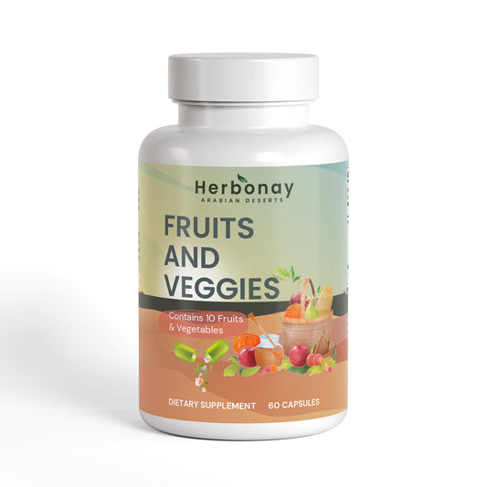 Herbonay Fruits and Veggies (60 Capsules)