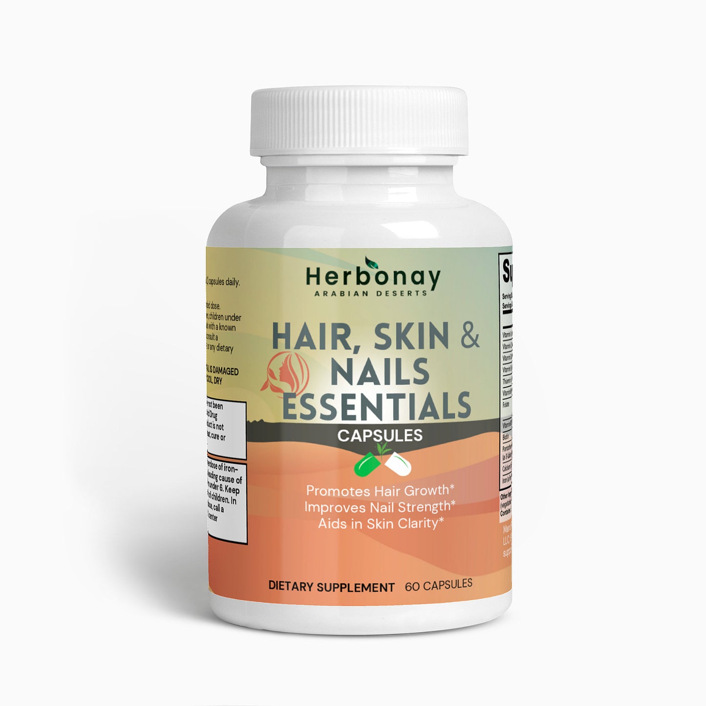 Herbonay Hair, Skin and Nails Essentials (60 Capsules)