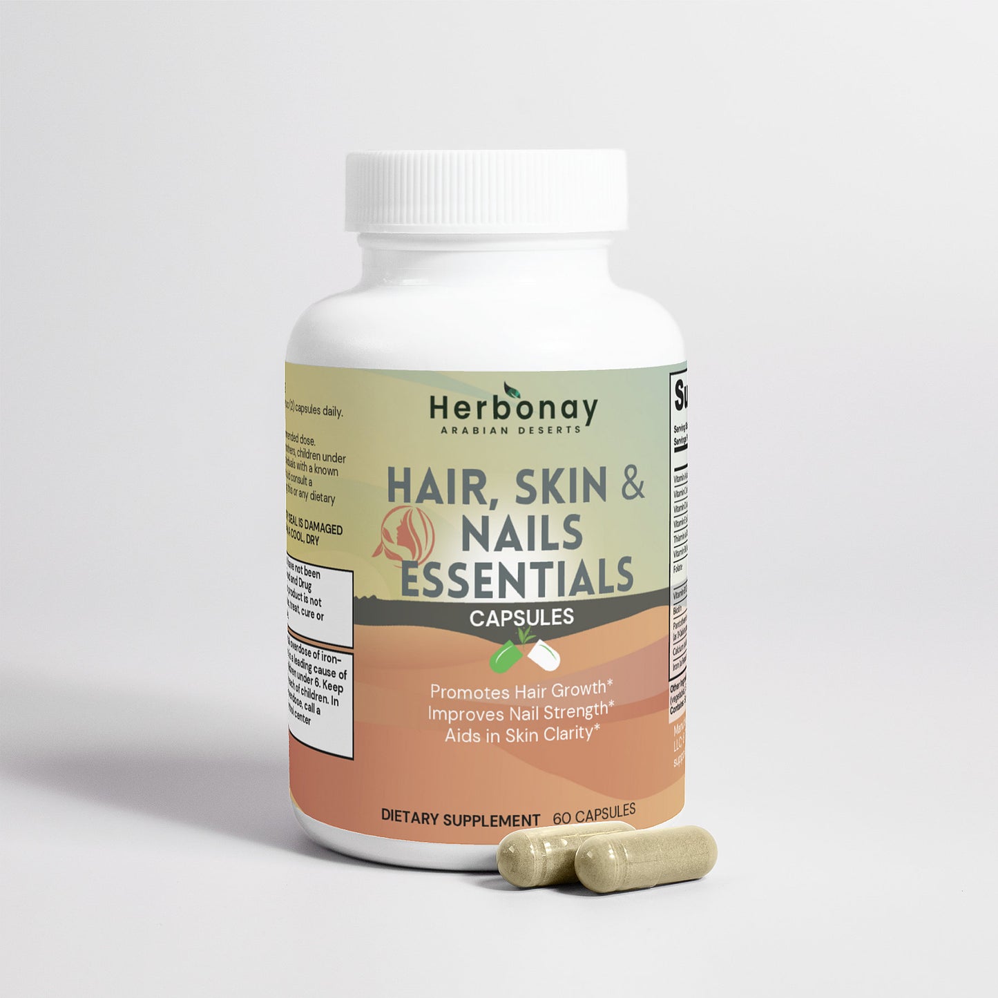 Herbonay Hair, Skin and Nails Essentials (60 Capsules)