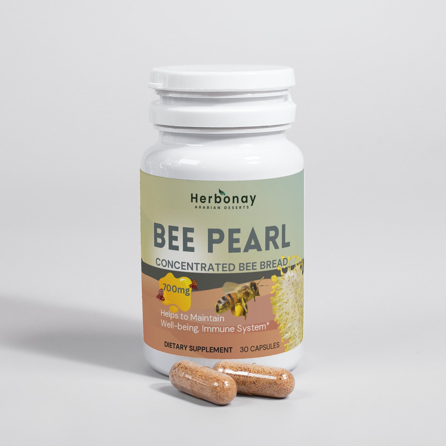 Herbonay Bee Pearl 700mg (30 Capsules)