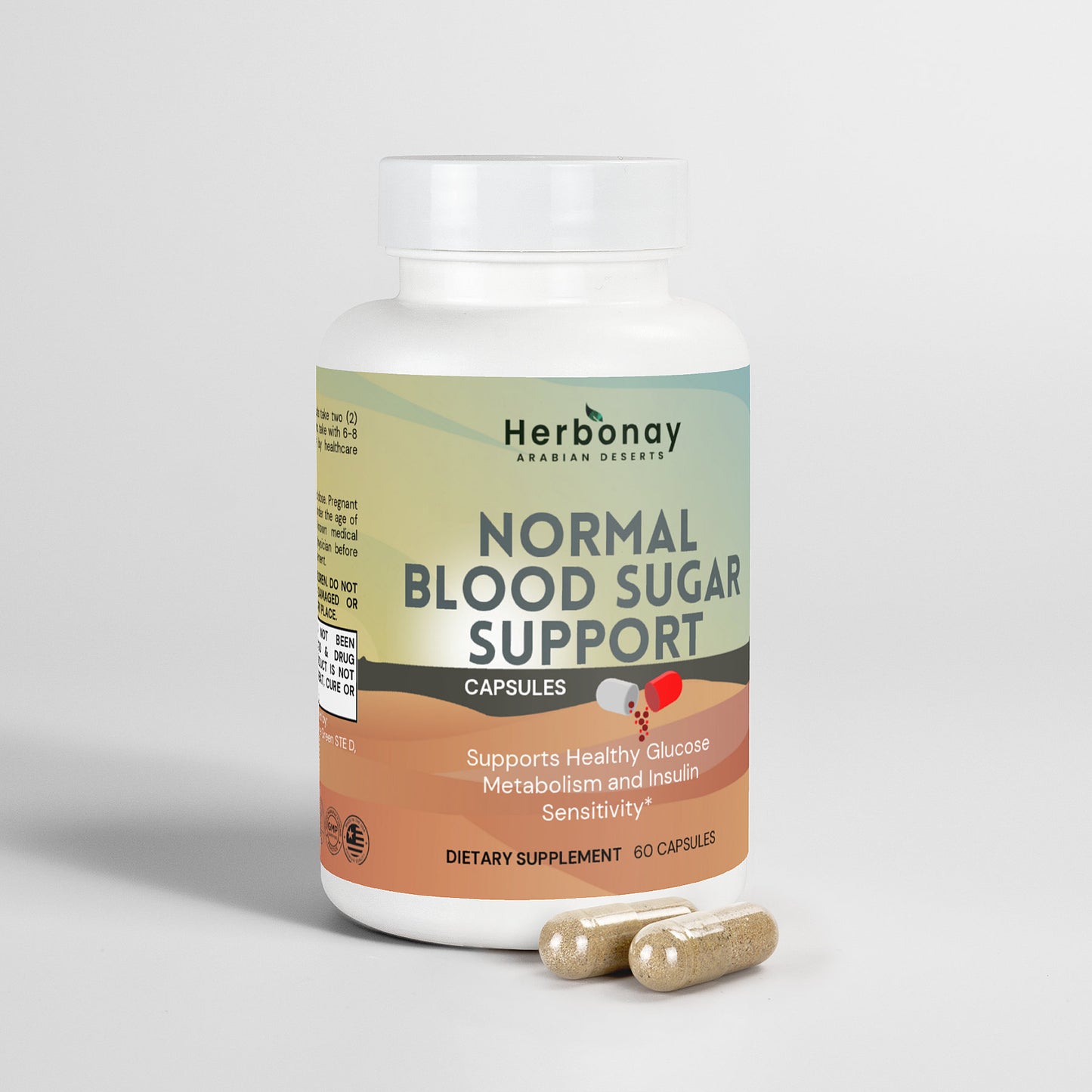 Herbonay Normal Blood Sugar Support (60 Capsules)