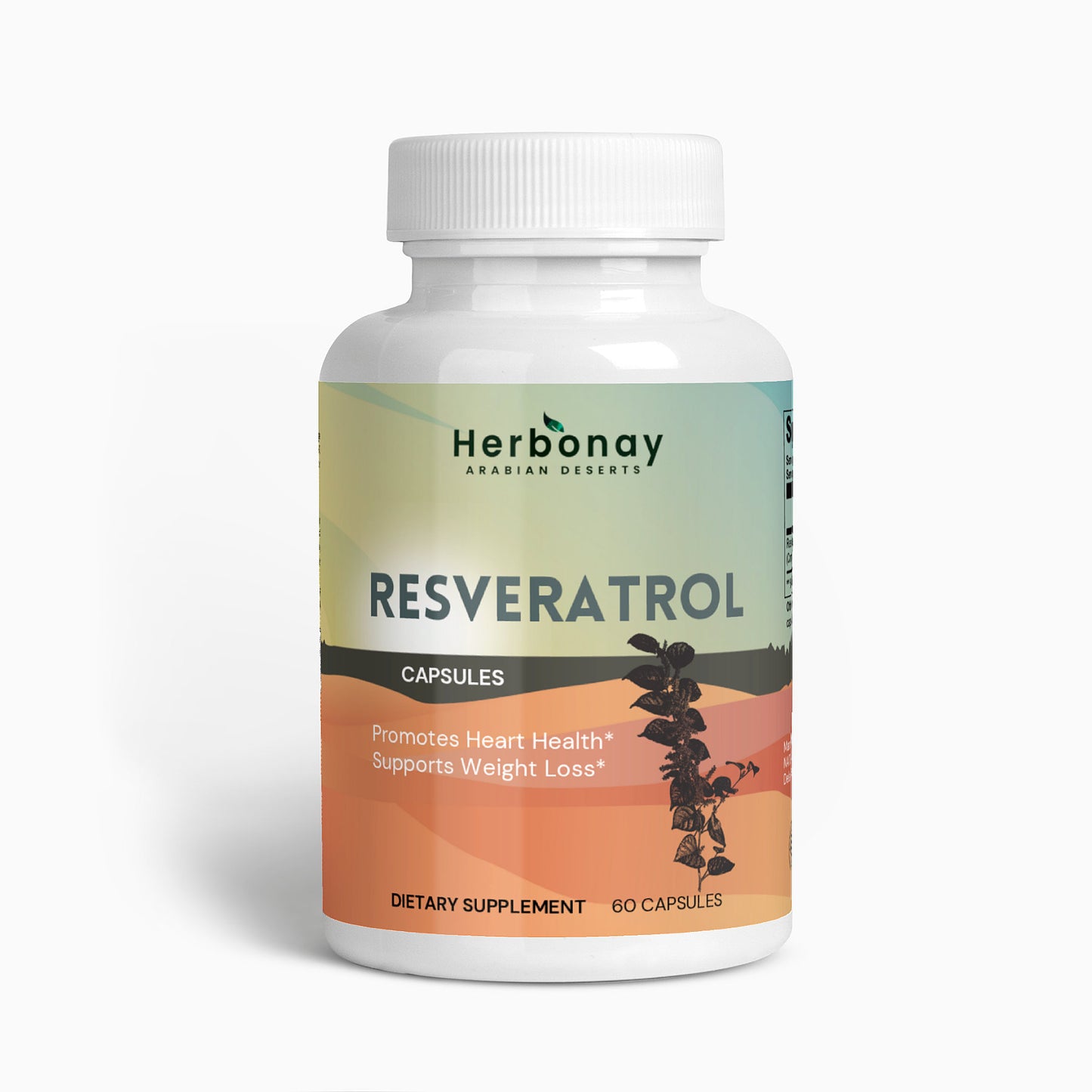 Herbonay Resveratrol 50% 600mg (60 Capsules)