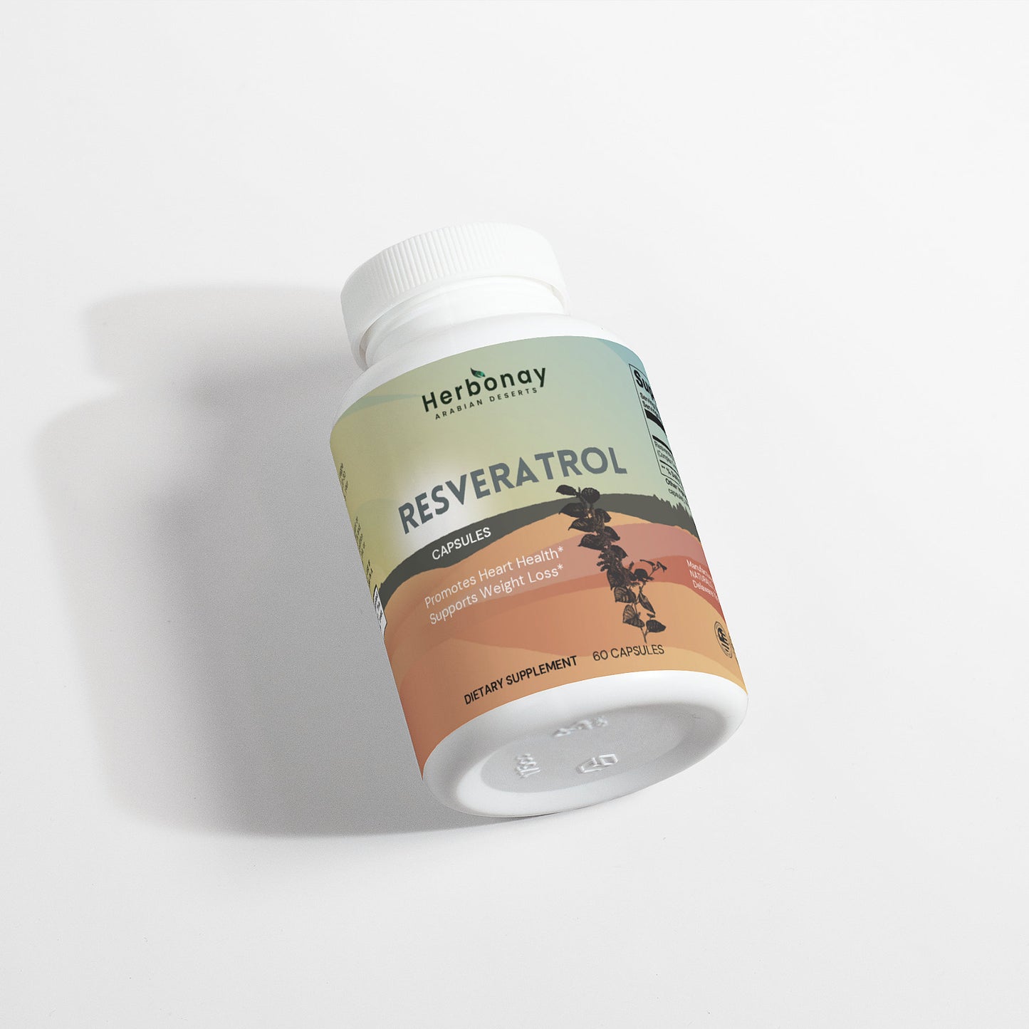 Herbonay Resveratrol 50% 600mg (60 Capsules)