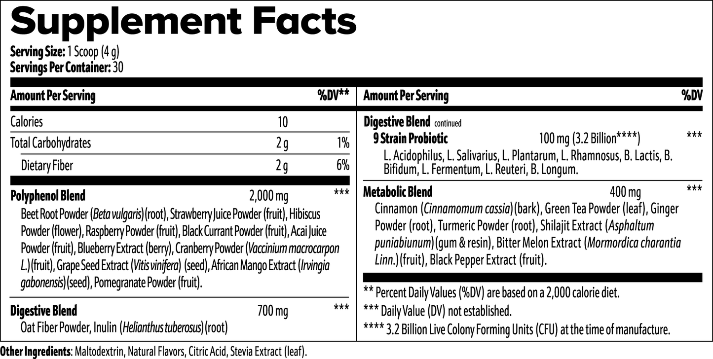 Herbonay Reds Superfood - Healthy Metabolic Function (120g)