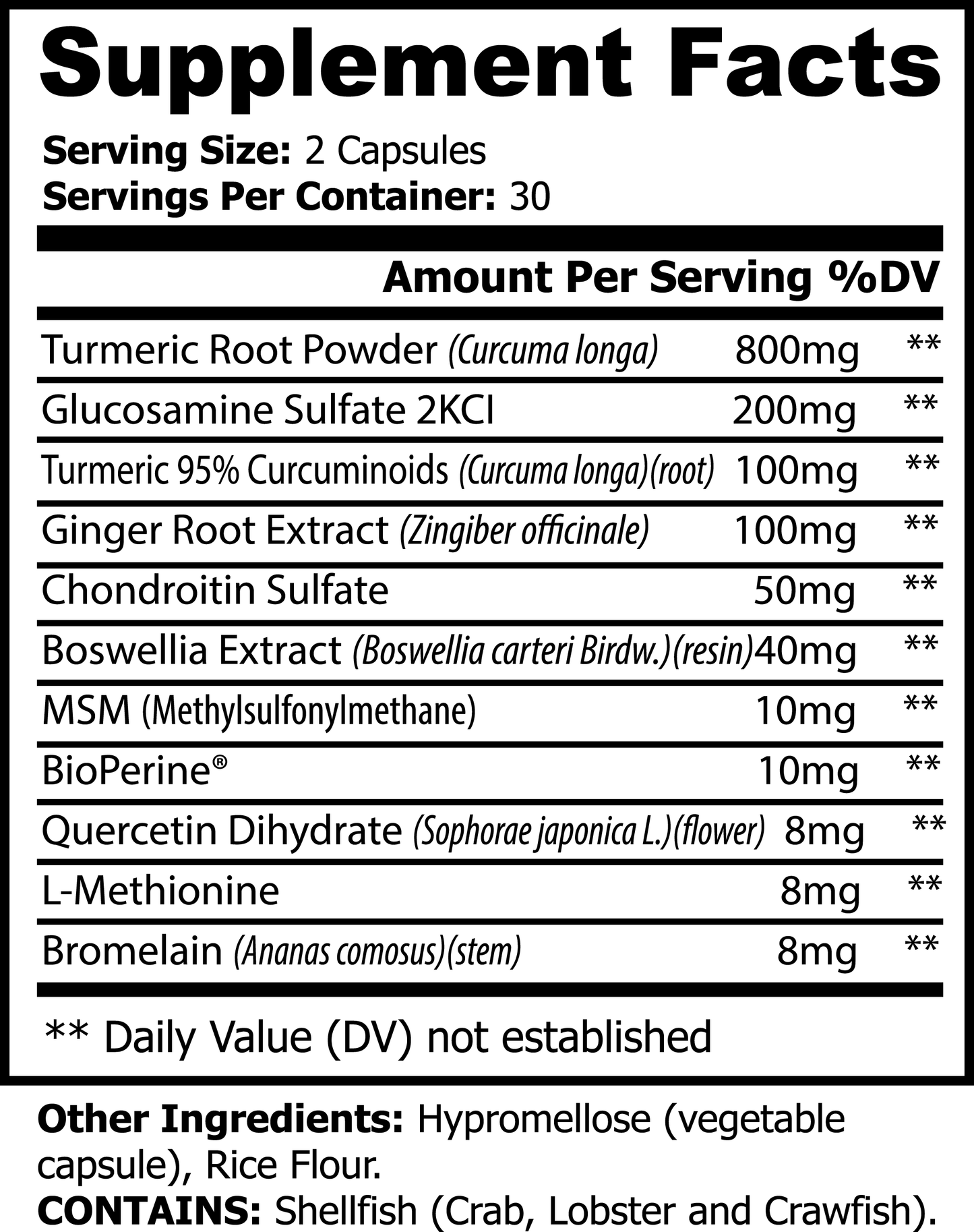 Herbonay Platinum Turmeric (60 Capsules)