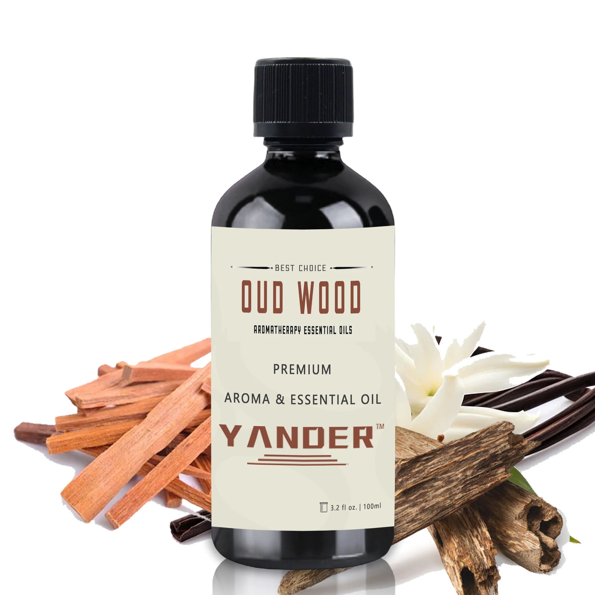 YANDER 1:1 Oud Wood Fragrance Oil Oud Parfum Oils Essential Oil Oriental Woody Aromatic Oils with Oud