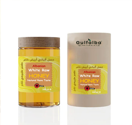 Albanian White Raw Honey Superior (500ml)