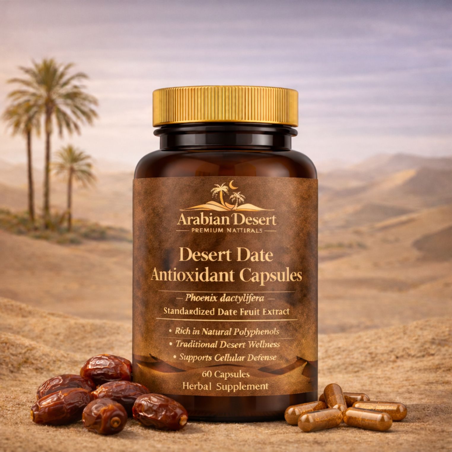 Desert Date Antioxidant Capsules (60 Capsules)
