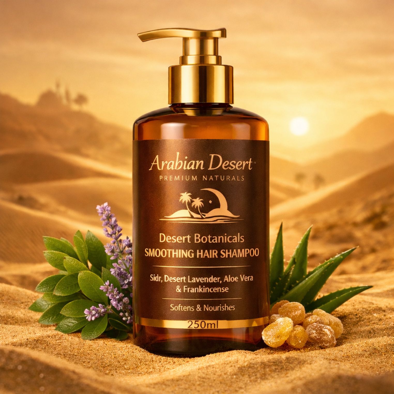 Desert Botanicals Smoothing Hair Shampoo (250ml)